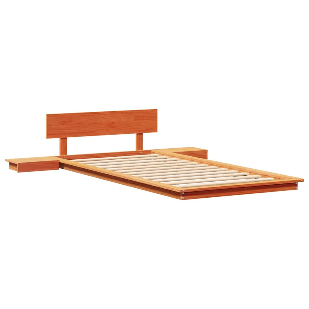 vidaXL Cadru de pat Maro 100 x 200 cm lemn vidaXL Cadru de pat Maro 100 x 200 cm lemn