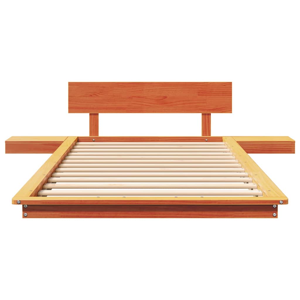 vidaXL Cadru de pat Maro 90 x 190 cm lemn vidaXL Cadru de pat Maro 90 x 190 cm lemn