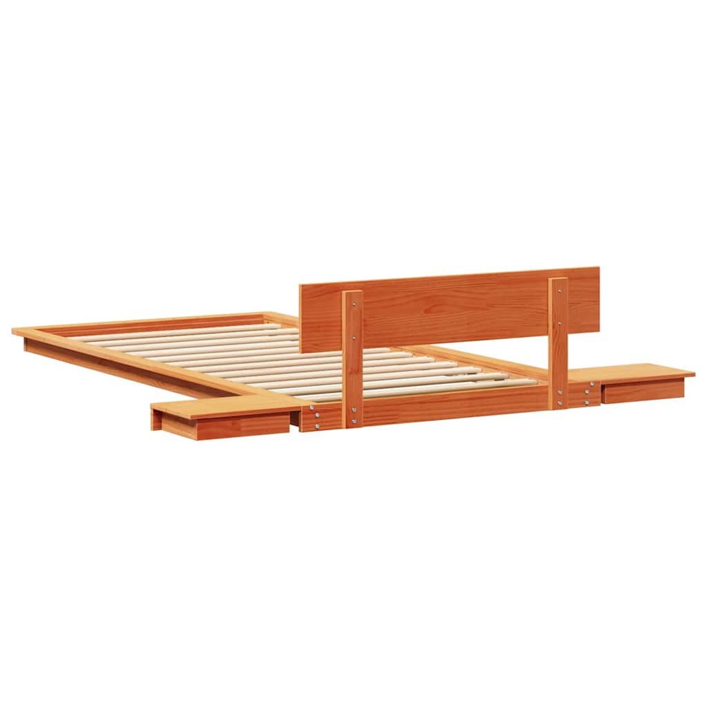 vidaXL Cadru de pat Maro 90 x 190 cm lemn vidaXL Cadru de pat Maro 90 x 190 cm lemn