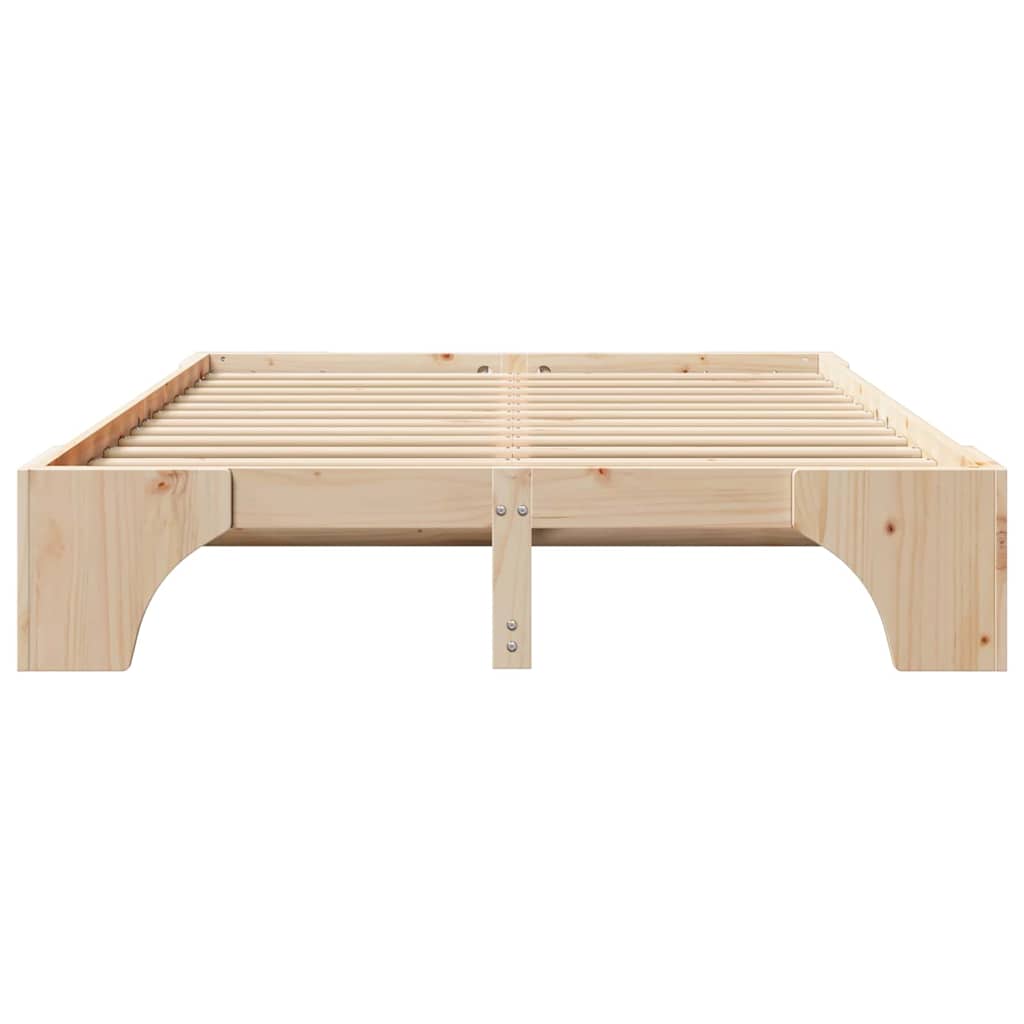 vidaXL Cadru de pat 150x200 cm din lemn masiv de pin