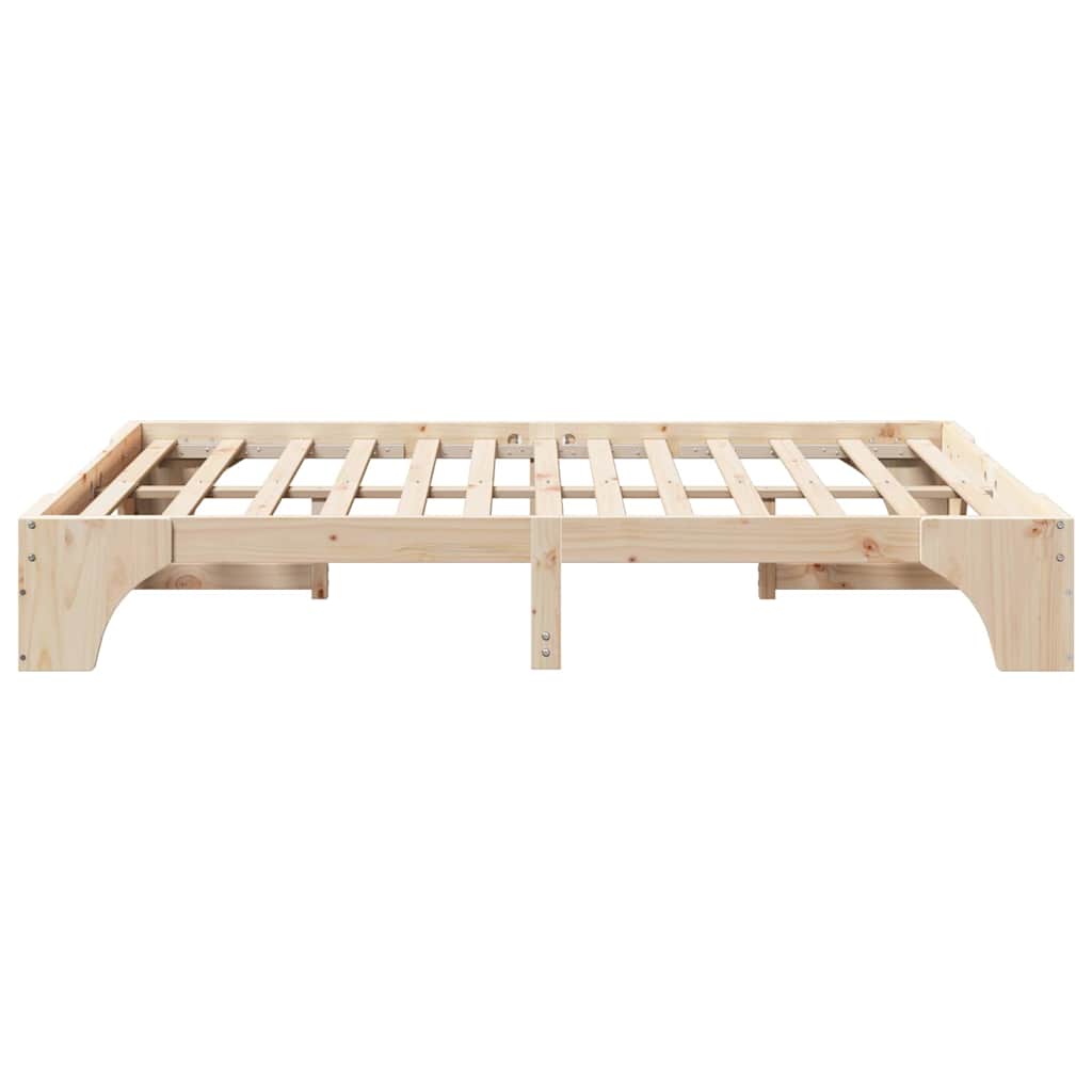 vidaXL Cadru de pat 150x200 cm din lemn masiv de pin
