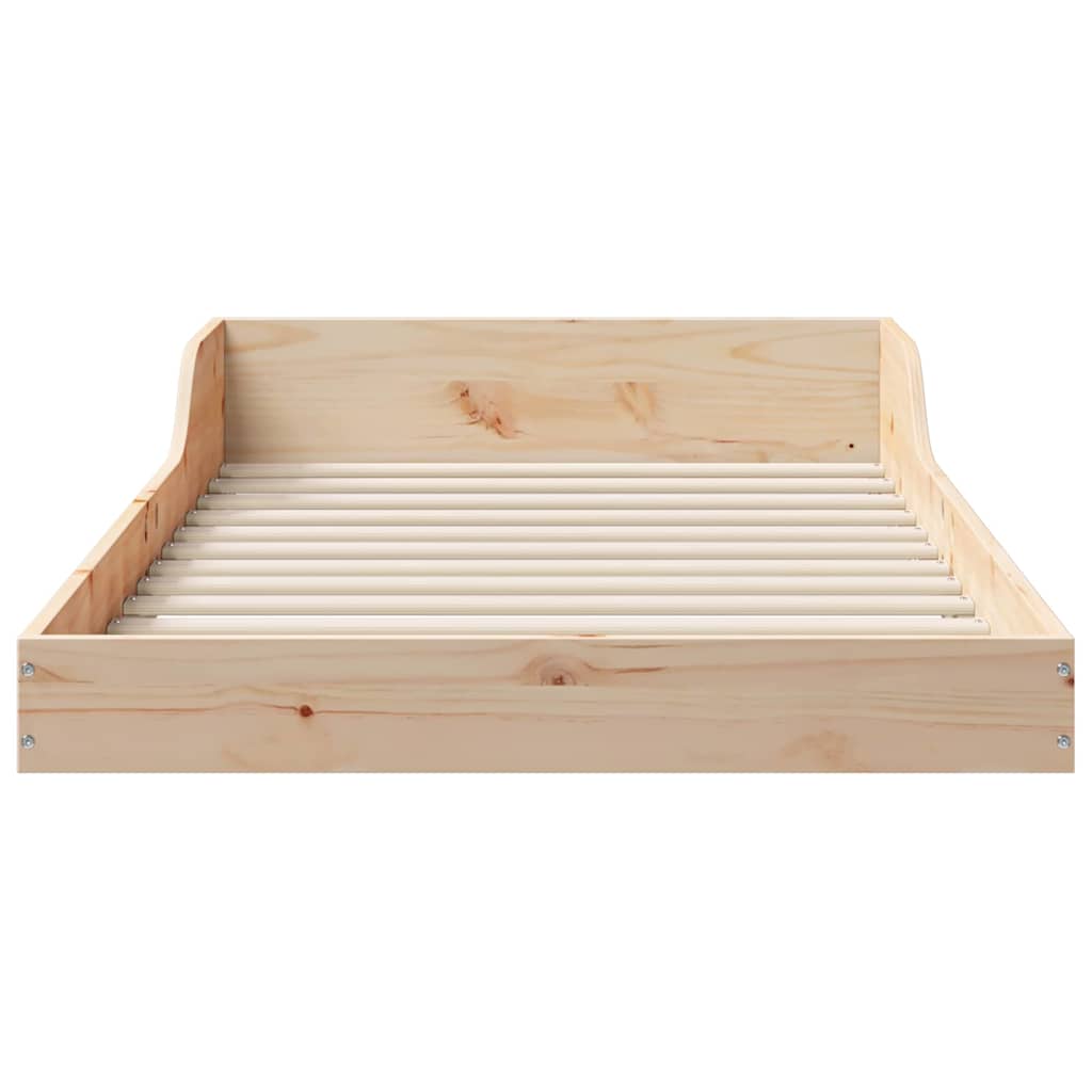 vidaXL Cadru de pat Maro 90 x 210 cm Lemn masiv de pin vidaXL Cadru de pat Maro 90 x 210 cm Lemn masiv de pin