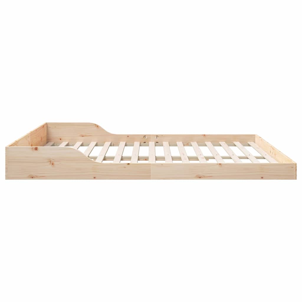 vidaXL Cadru de pat Maro 180 x 210 cm Lemn masiv de pin vidaXL Cadru de pat Maro 180 x 210 cm Lemn masiv de pin