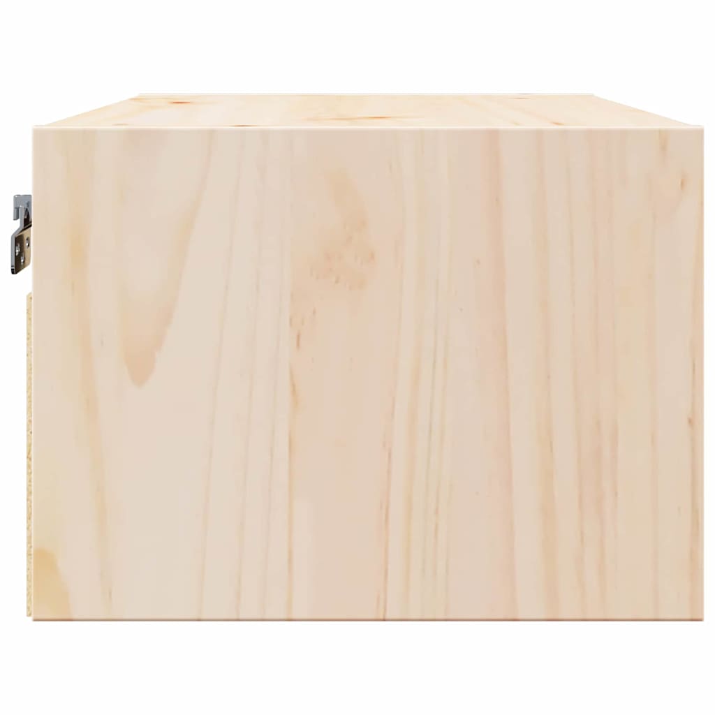 vidaXL Noptieră cu sertar Maro 50 x 32.5 x 24 cm Lemn masiv de pin