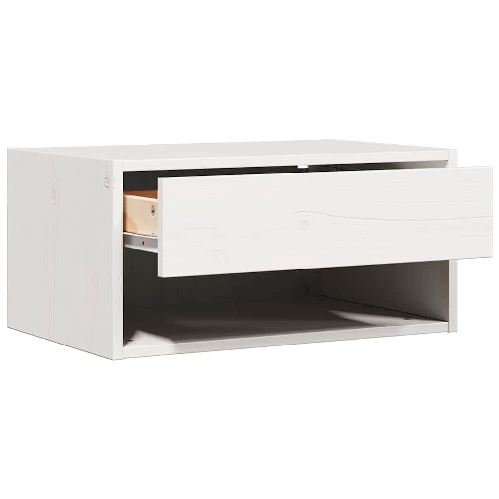 vidaXL Noptieră Montată pe Perete 2 pcs Alb 50 x 32.5 x 24 cm vidaXL Noptieră Montată pe Perete 2 pcs Alb 50 x 32.5 x 24 cm