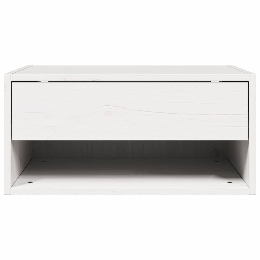 vidaXL Noptieră Montată pe Perete 2 pcs Alb 50 x 32.5 x 24 cm vidaXL Noptieră Montată pe Perete 2 pcs Alb 50 x 32.5 x 24 cm