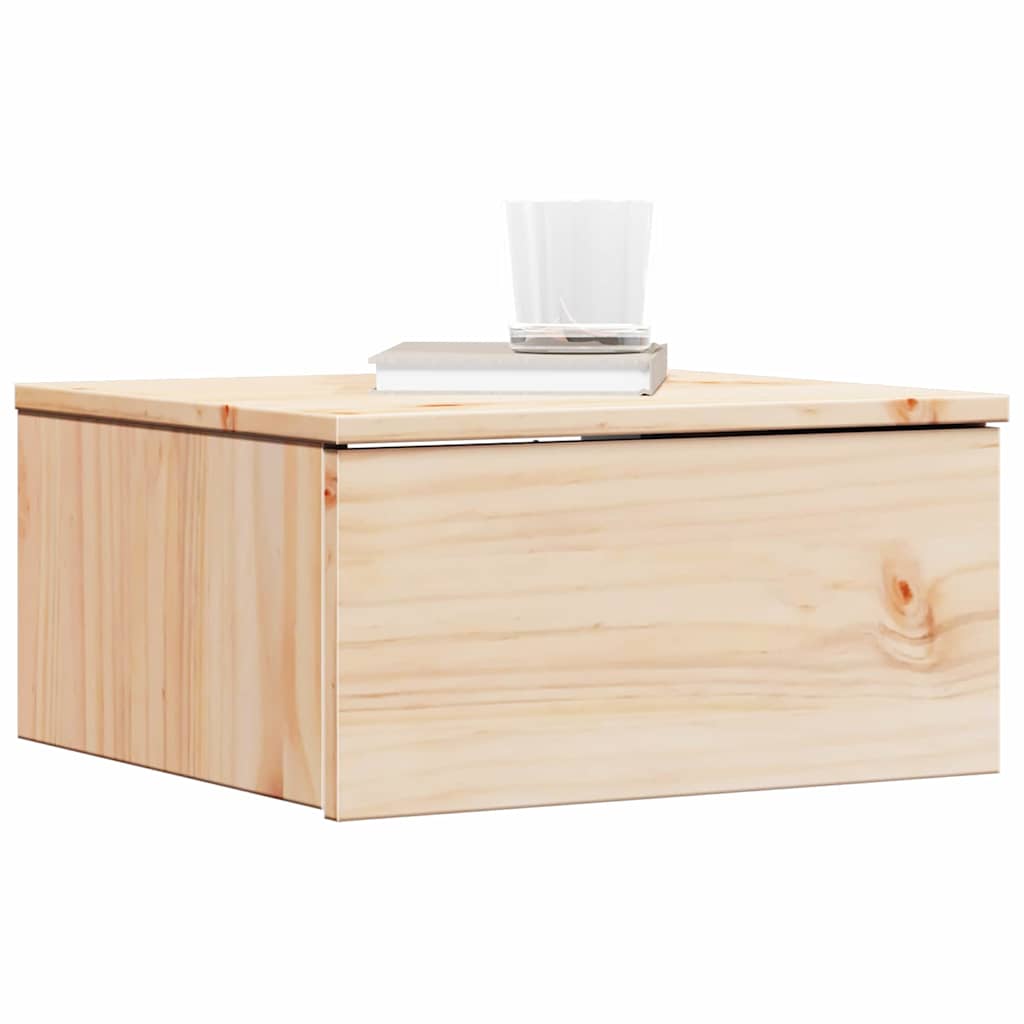 vidaXL Noptieră Montată pe Perete 2 pcs Maro 37 x 35 x 18.5 cm