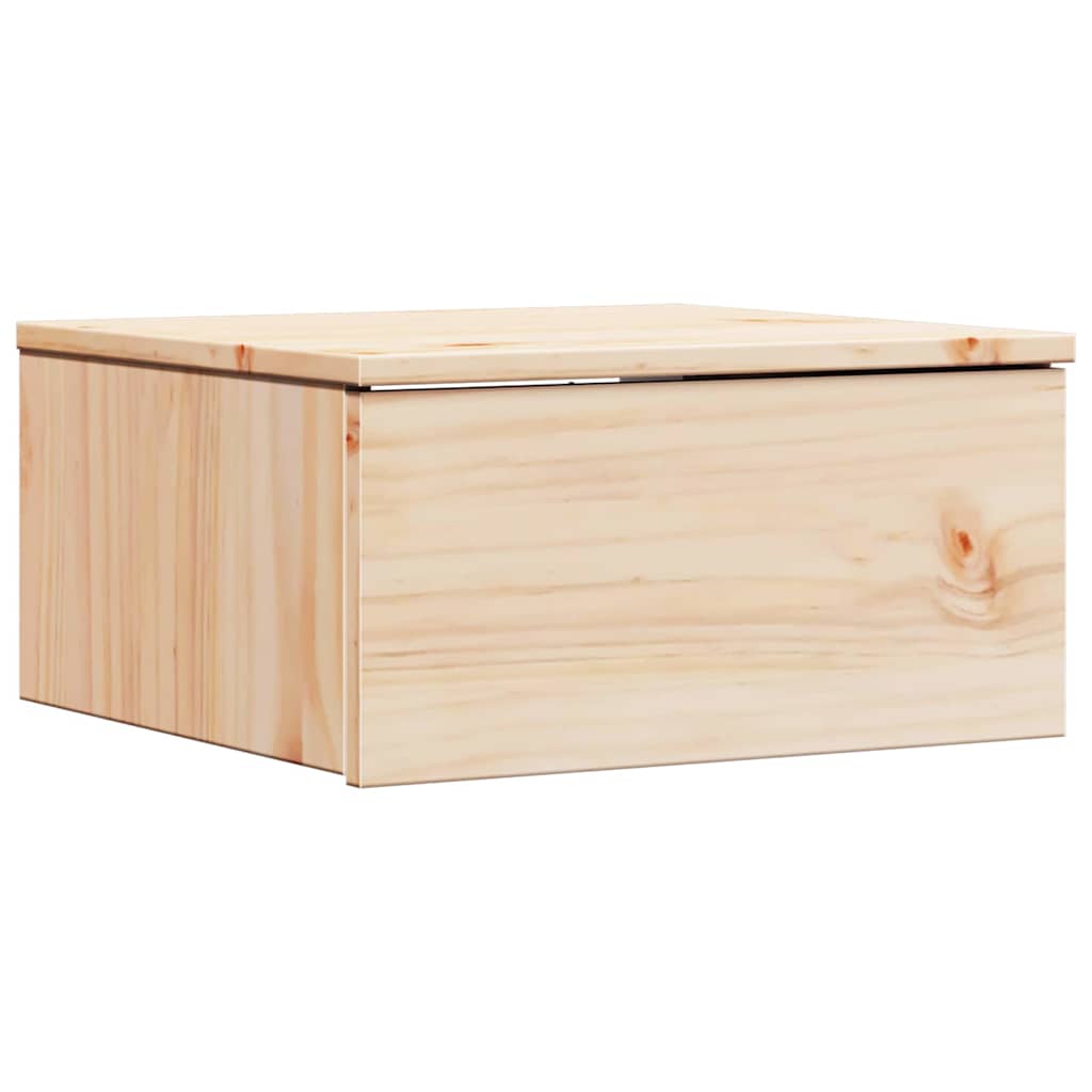 vidaXL Noptieră Montată pe Perete 2 pcs Maro 37 x 35 x 18.5 cm