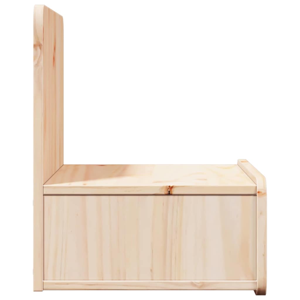 vidaXL Noptieră cu sertar Maro 44 x 32.5 x 40 cm Lemn masiv de pin
