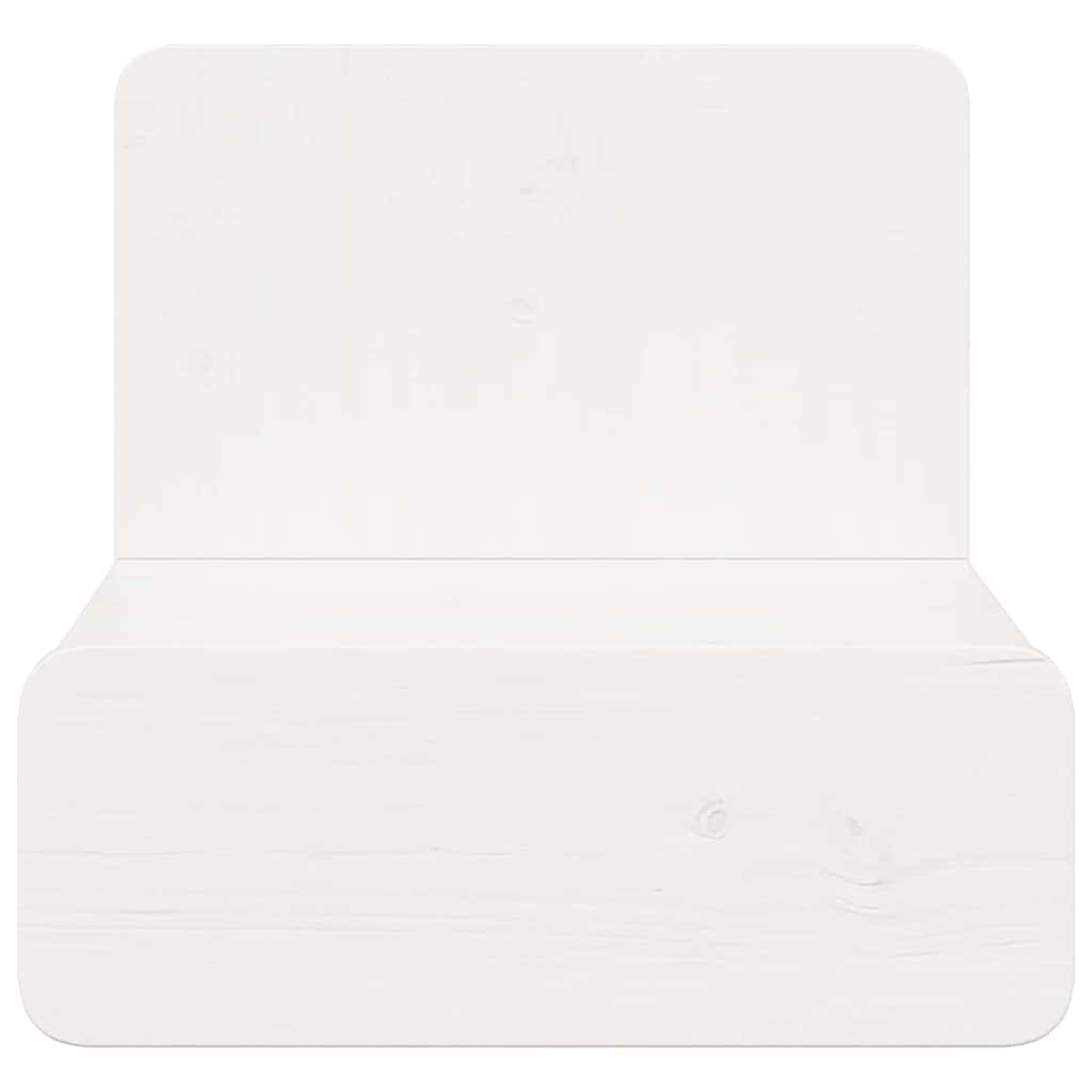 vidaXL Noptieră Montată pe Perete 2 pcs Alb 44 x 32.5 x 40 cm