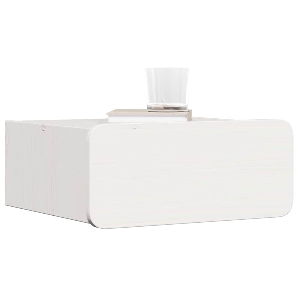 vidaXL Noptieră Montată pe Perete 2 pcs Alb 39 x 34 x 16.5 cm vidaXL Noptieră Montată pe Perete 2 pcs Alb 39 x 34 x 16.5 cm