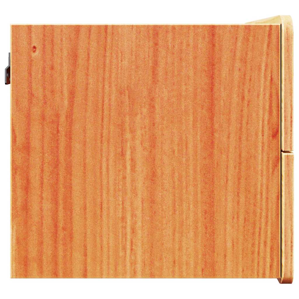 vidaXL Noptieră Maro ceruit 39 x 34 x 33 cm Lemn masiv de pin