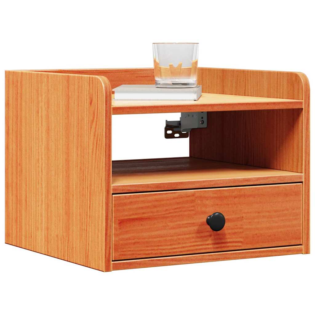 vidaXL Noptieră Maro ceruit 38 x 36 x 29.5 cm Lemn masiv de pin