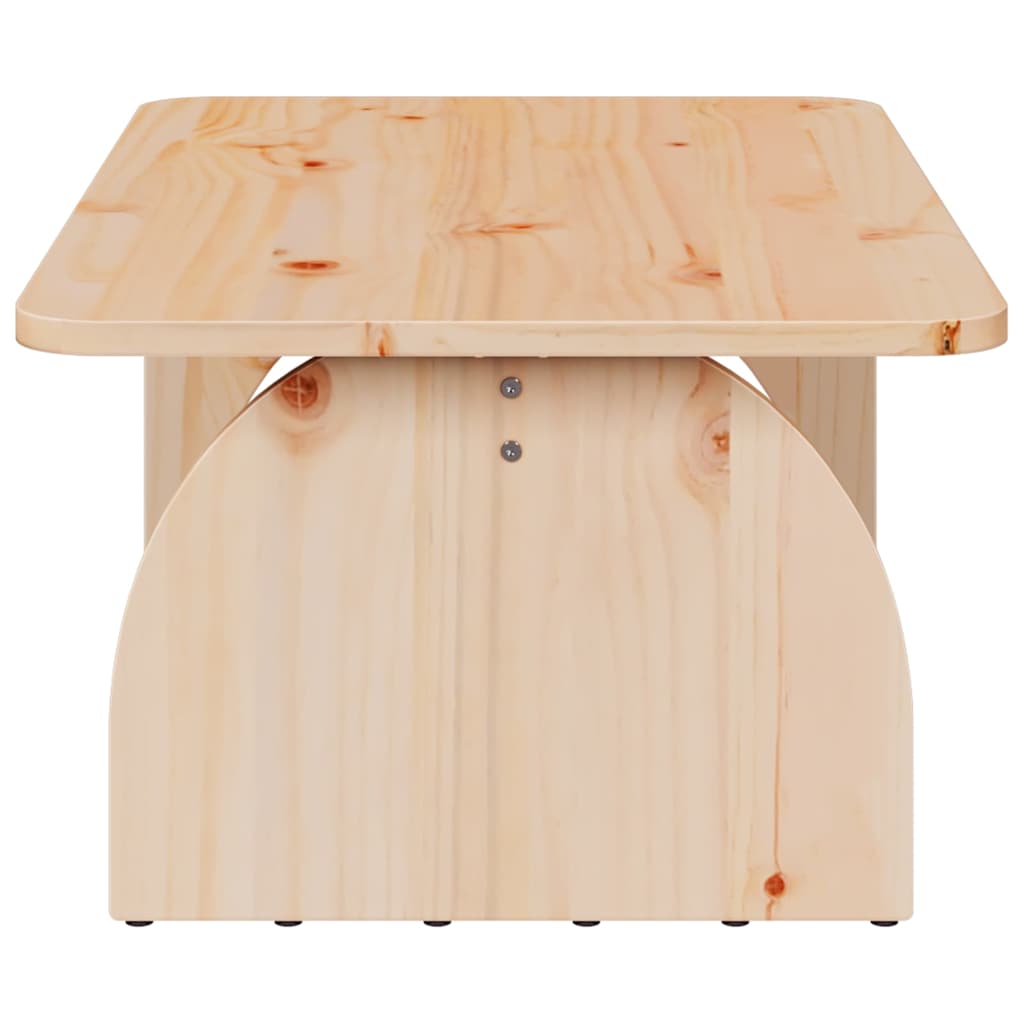 vidaXL Masă de cafea natural 80 x 50 x 31 cm Lemn masiv de pin vidaXL Masă de cafea natural 80 x 50 x 31 cm Lemn masiv de pin