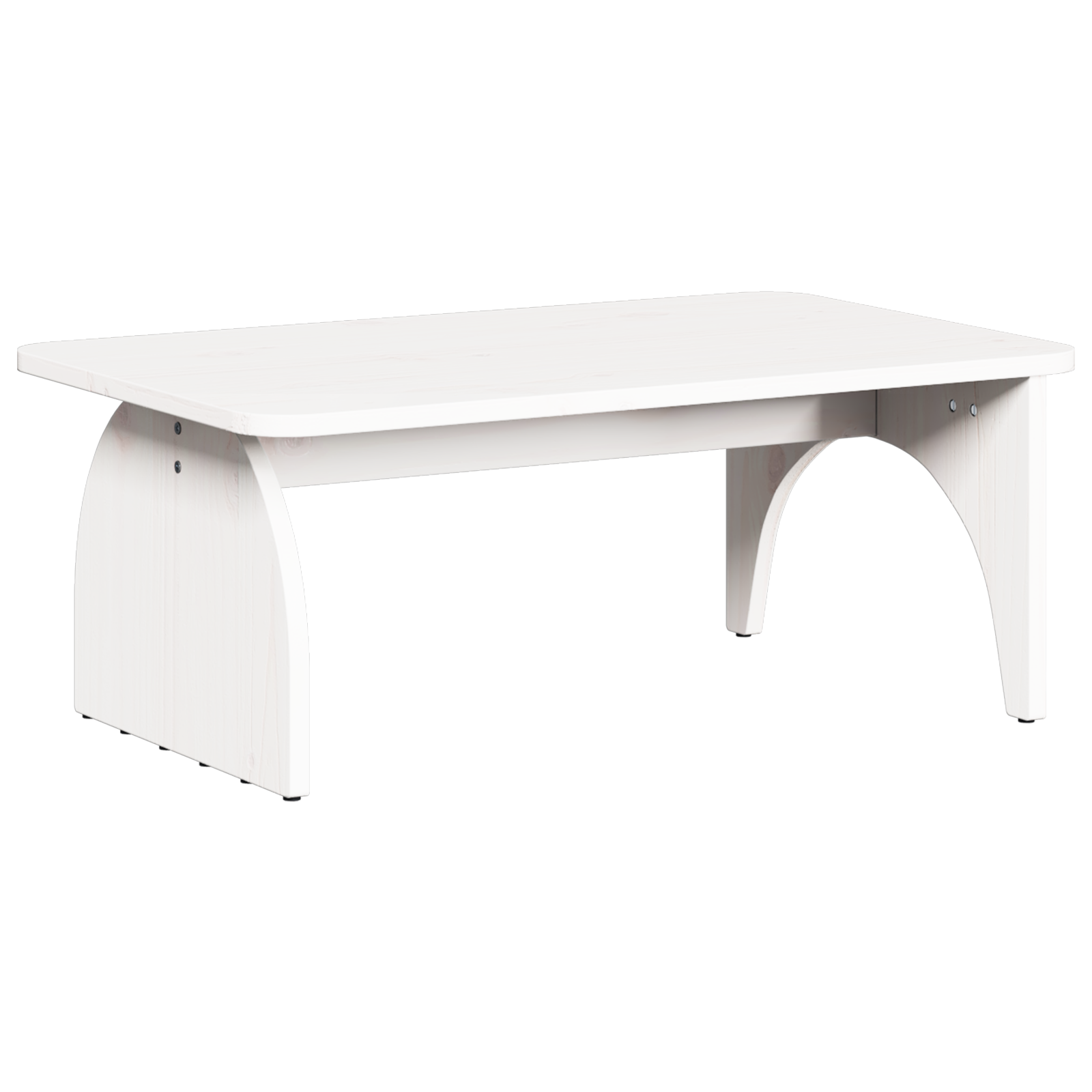 vidaXL Masă de cafea Alb 80 x 50 x 31 cm Lemn de brad solid vidaXL Masă de cafea Alb 80 x 50 x 31 cm Lemn de brad solid