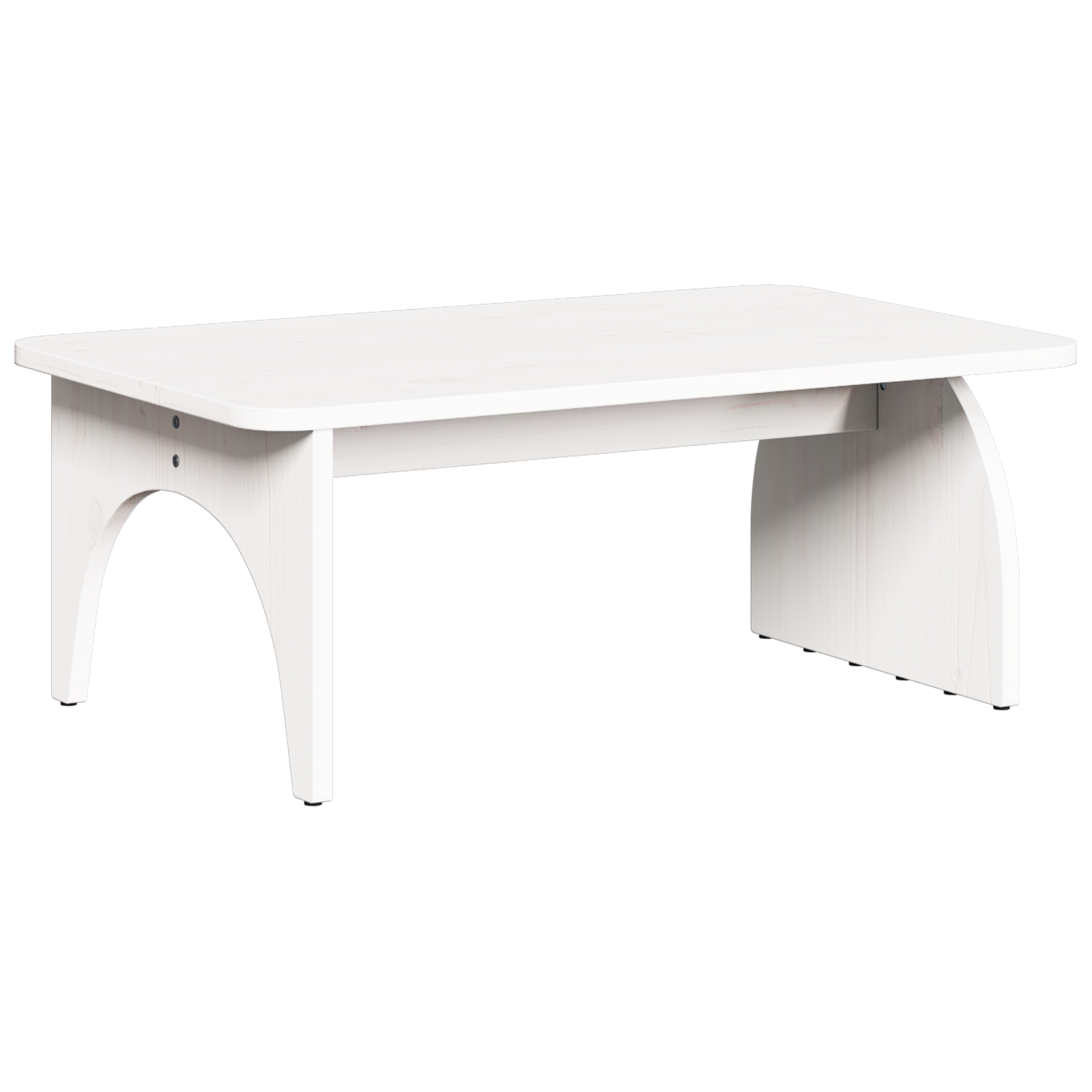 vidaXL Masă de cafea Alb 80 x 50 x 31 cm Lemn de brad solid vidaXL Masă de cafea Alb 80 x 50 x 31 cm Lemn de brad solid