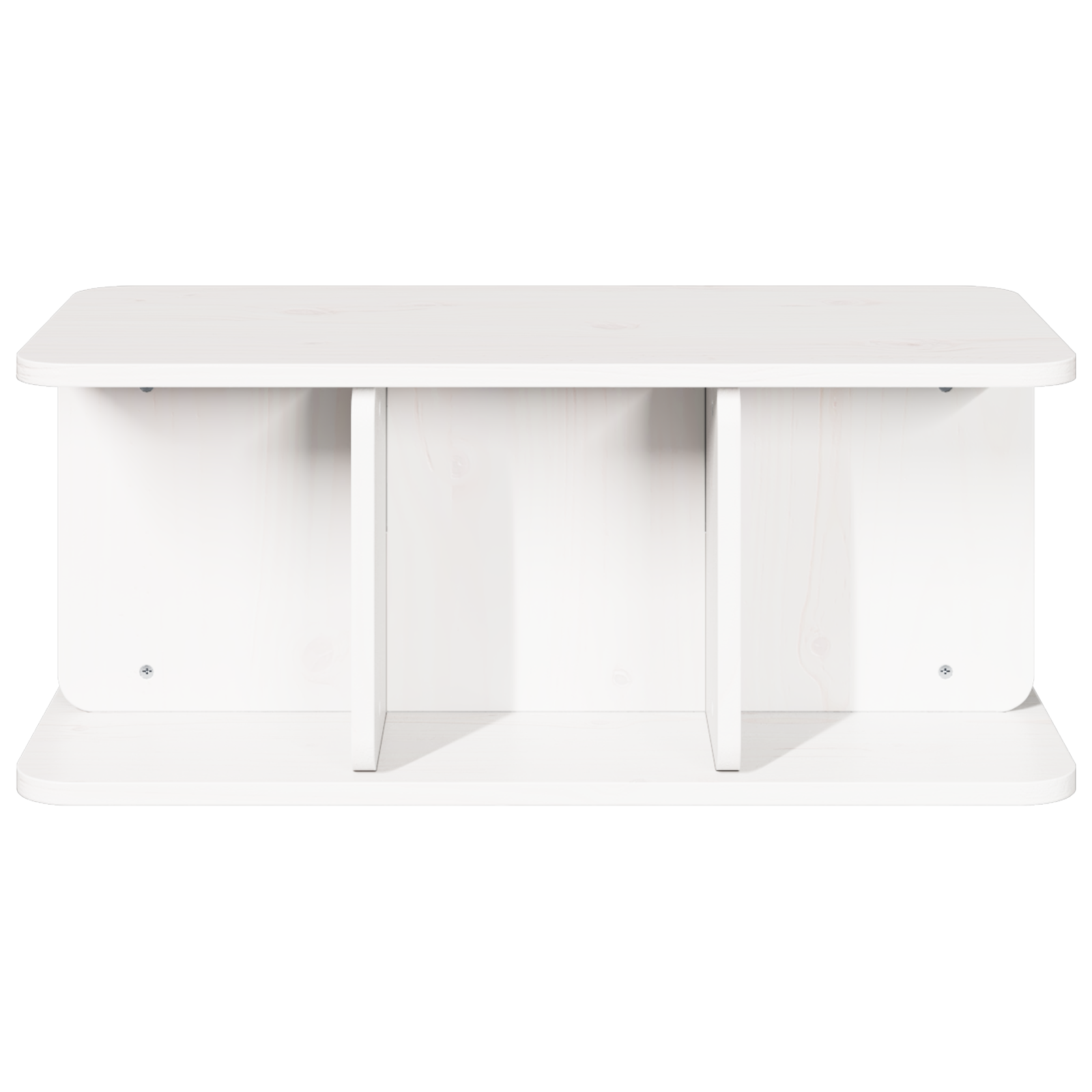 vidaXL Masă de cafea Alb 80 x 39.5 x 33.5 cm Lemn de brad solid vidaXL Masă de cafea Alb 80 x 39.5 x 33.5 cm Lemn de brad solid