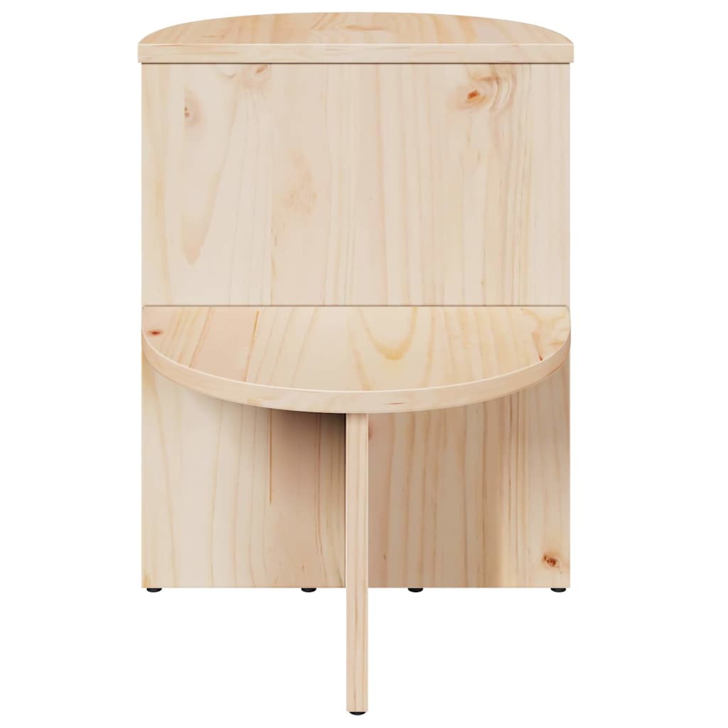 vidaXL Masă laterală natural 50 x 40 x 50 cm Lemn masiv de pin vidaXL Masă laterală natural 50 x 40 x 50 cm Lemn masiv de pin