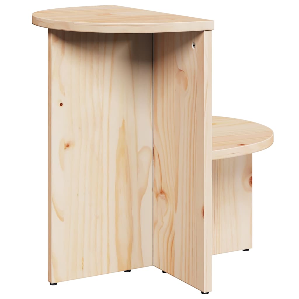 vidaXL Masă laterală natural 50 x 40 x 50 cm Lemn masiv de pin vidaXL Masă laterală natural 50 x 40 x 50 cm Lemn masiv de pin