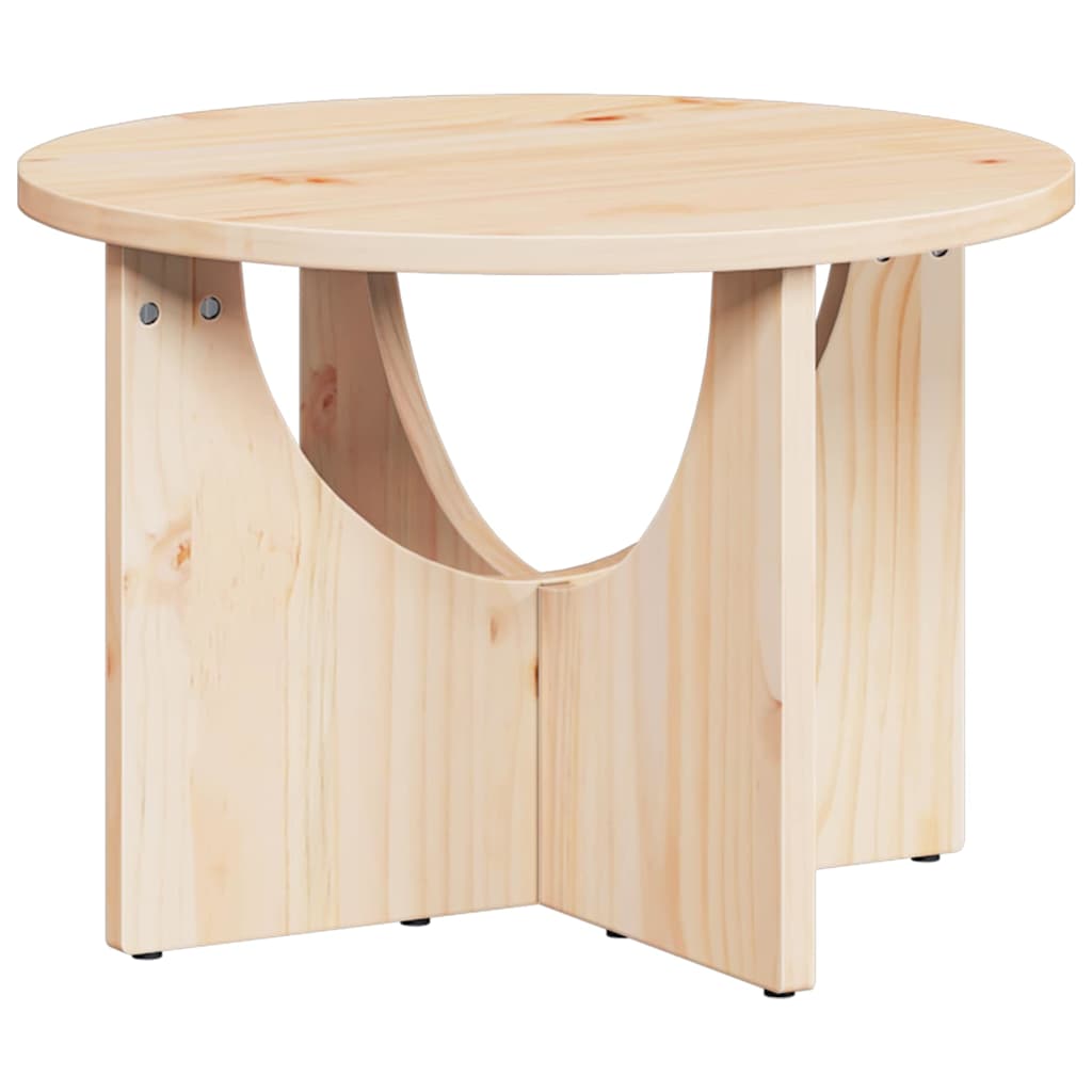 vidaXL Masă de cafea Natural 50 x 50 x 35 cm Lemn de brad solid vidaXL Masă de cafea Natural 50 x 50 x 35 cm Lemn de brad solid