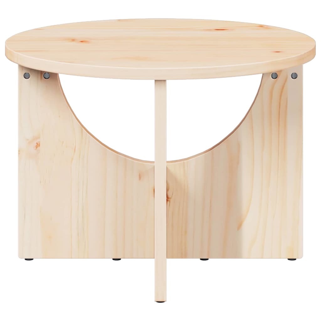 vidaXL Masă de cafea Natural 50 x 50 x 35 cm Lemn de brad solid vidaXL Masă de cafea Natural 50 x 50 x 35 cm Lemn de brad solid