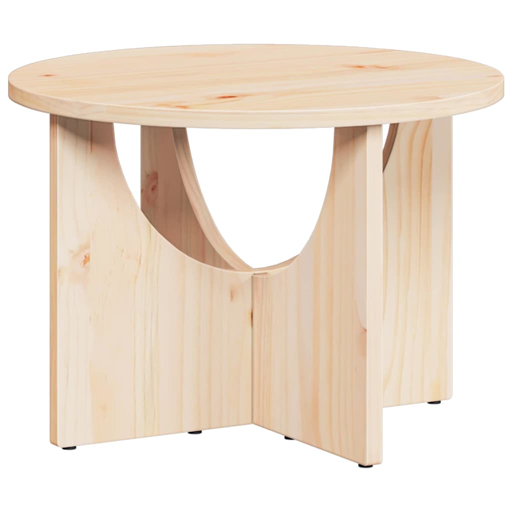 vidaXL Masă de cafea Natural 50 x 50 x 35 cm Lemn de brad solid vidaXL Masă de cafea Natural 50 x 50 x 35 cm Lemn de brad solid