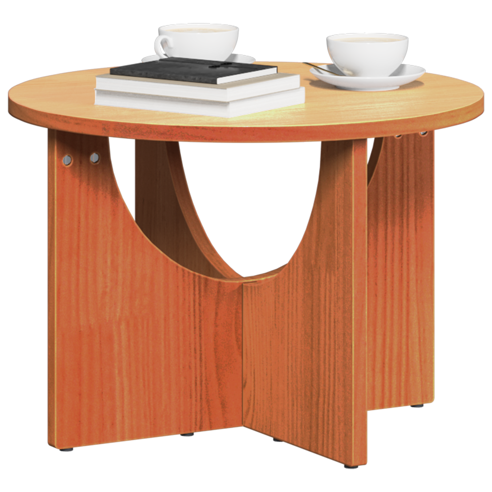 vidaXL Masă de cafea Maro 50 x 50 x 35 cm Lemn de brad solid vidaXL Masă de cafea Maro 50 x 50 x 35 cm Lemn de brad solid