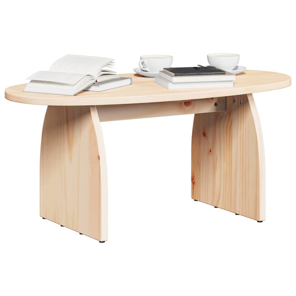 vidaXL Masă de cafea Natural 80 x 40 x 35 cm Lemn de brad solid vidaXL Masă de cafea Natural 80 x 40 x 35 cm Lemn de brad solid