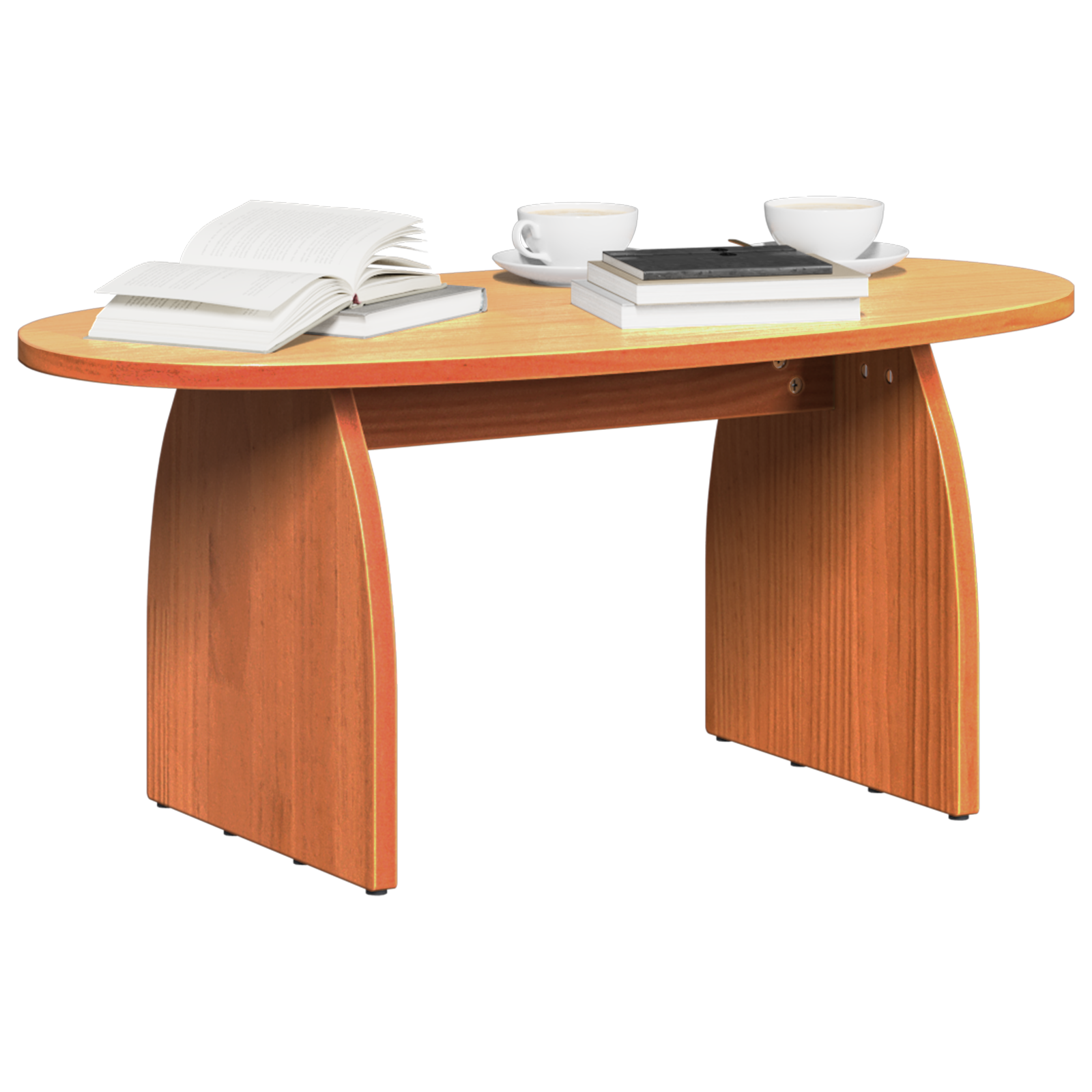 vidaXL Masă de cafea Maro ceruit 80 x 40 x 35 cm Lemn de brad solid vidaXL Masă de cafea Maro ceruit 80 x 40 x 35 cm Lemn de brad solid