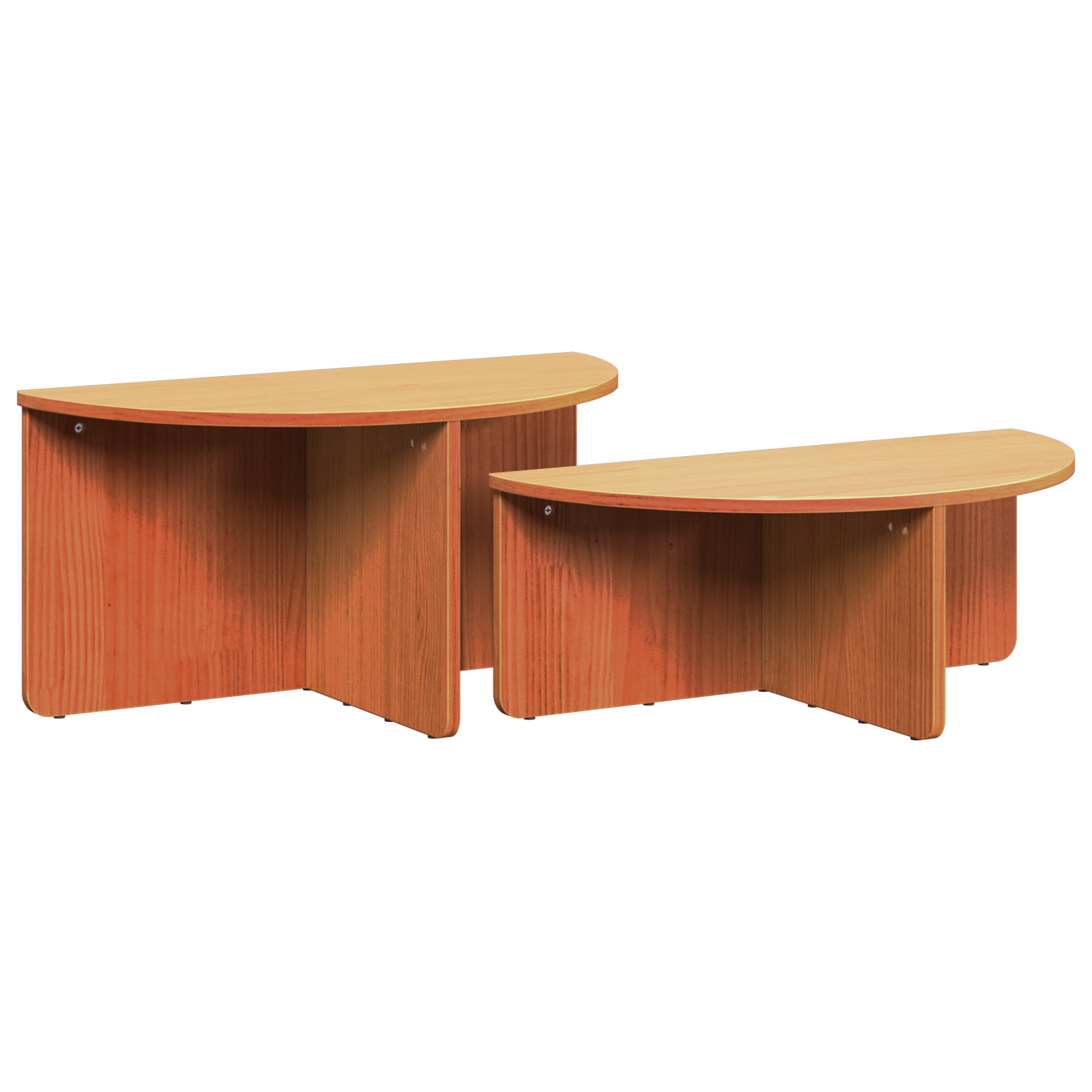 vidaXL Masă de cafea 2 pcs Maro ceruit 79 x 39.5 x 40 cm vidaXL Masă de cafea 2 pcs Maro ceruit 79 x 39.5 x 40 cm