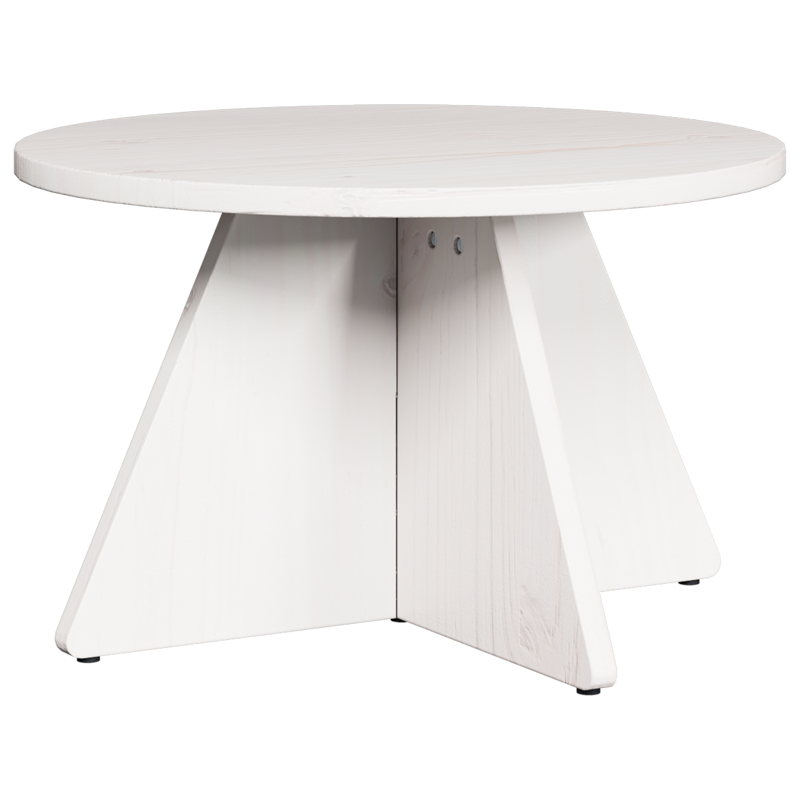 vidaXL Set de măsuțe de cafea 3 pcs Alb 49 x 49 x 30 cm