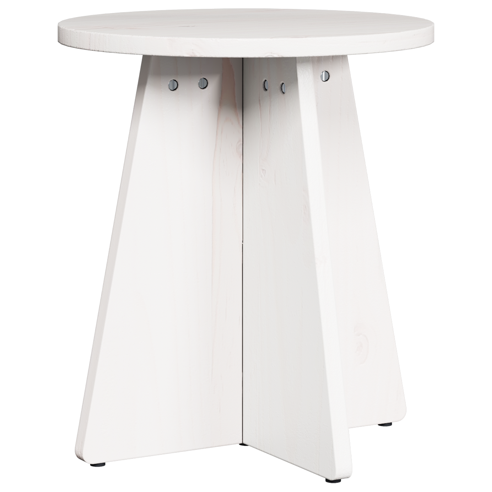 vidaXL Set de măsuțe de cafea 3 pcs Alb 49 x 49 x 30 cm