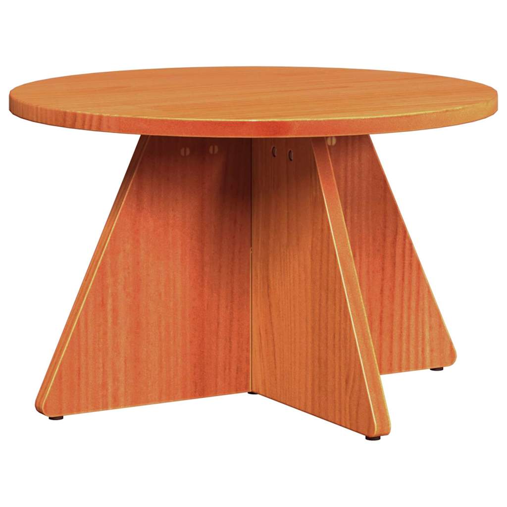 vidaXL Masă de cafea 3 pcs Maroniu cerat 49 x 49 x 30 cm vidaXL Masă de cafea 3 pcs Maroniu cerat 49 x 49 x 30 cm