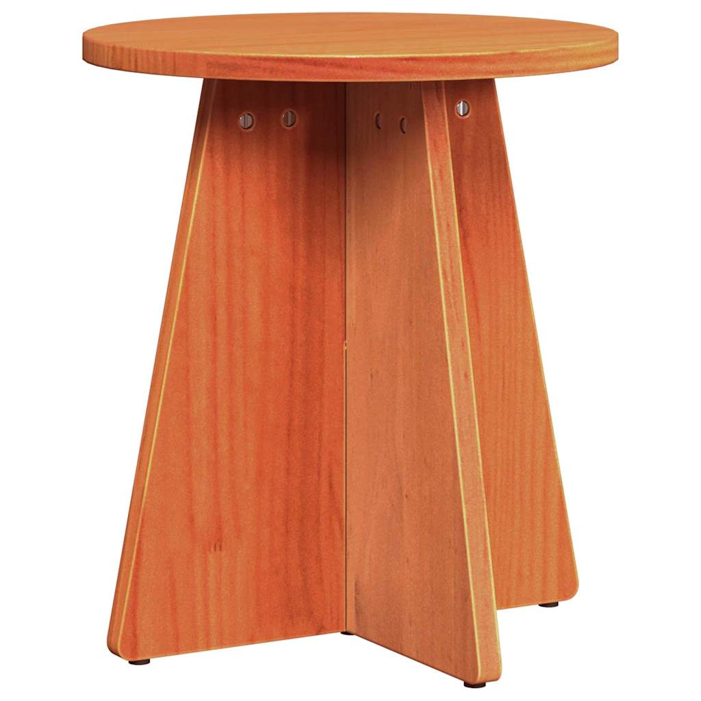 vidaXL Masă de cafea 3 pcs Maroniu cerat 49 x 49 x 30 cm vidaXL Masă de cafea 3 pcs Maroniu cerat 49 x 49 x 30 cm