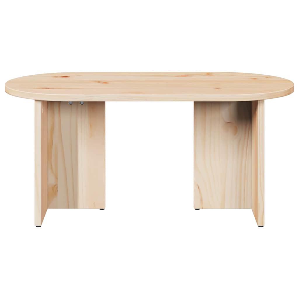 vidaXL Masă de cafea natural 80 x 39.5 x 35 cm Lemn de brad solid vidaXL Masă de cafea natural 80 x 39.5 x 35 cm Lemn de brad solid