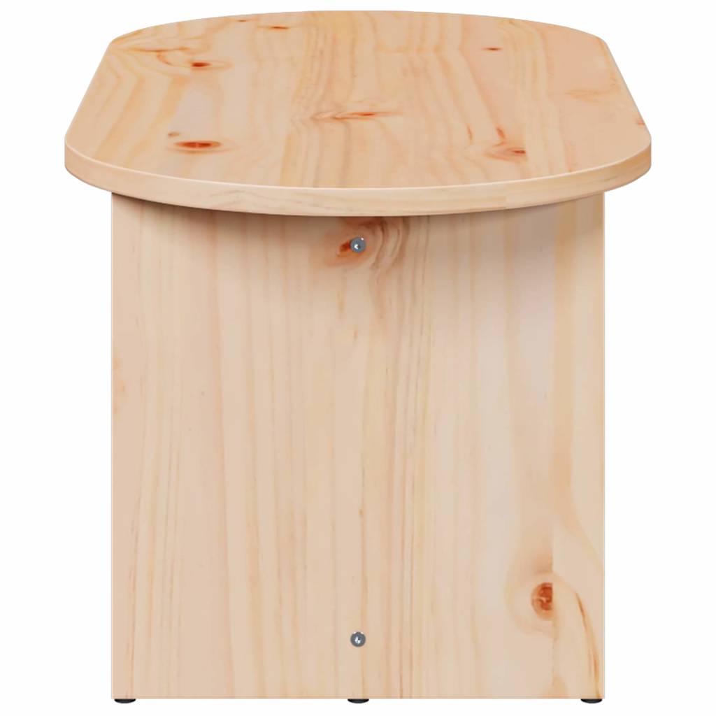 vidaXL Masă de cafea natural 80 x 39.5 x 35 cm Lemn de brad solid vidaXL Masă de cafea natural 80 x 39.5 x 35 cm Lemn de brad solid
