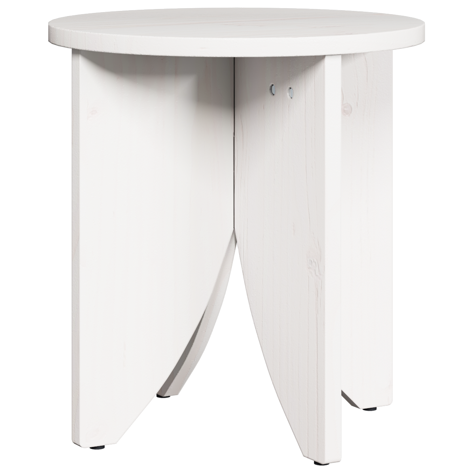 vidaXL Set de măsuțe de cafea 2 pcs Alb 41.5 x 41.5 x 44 cm