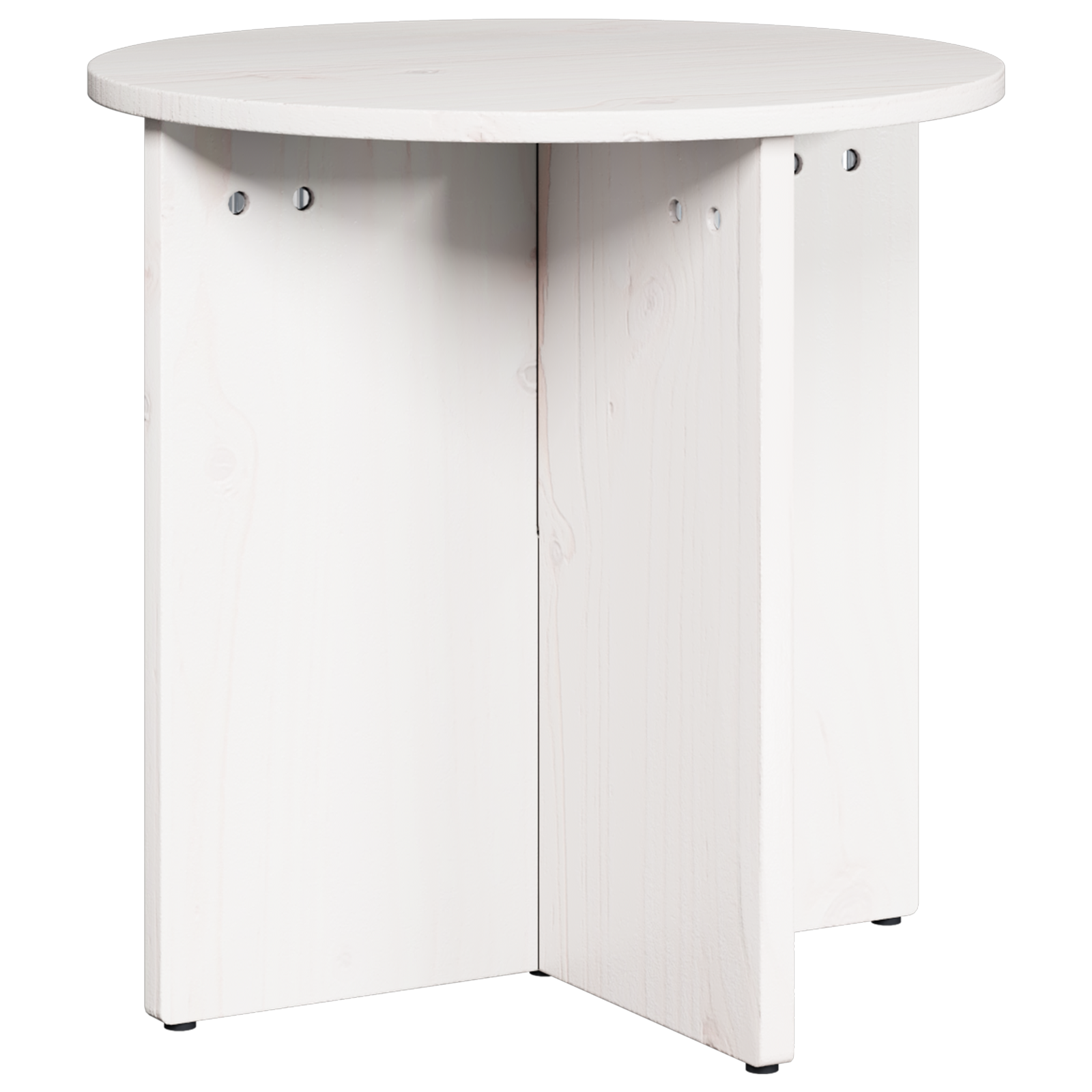 vidaXL Set de măsuțe de cafea 2 pcs Alb 41.5 x 41.5 x 41 cm