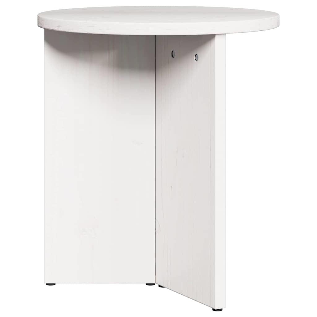 vidaXL Set de măsuțe de cafea 2 pcs Alb 49 x 49 x 28 cm