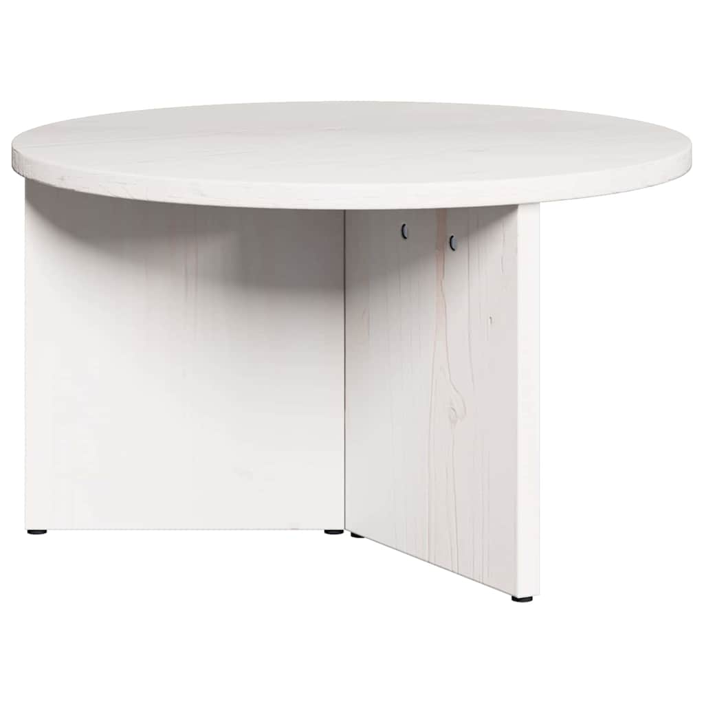 vidaXL Set de măsuțe de cafea 2 pcs Alb 49 x 49 x 28 cm