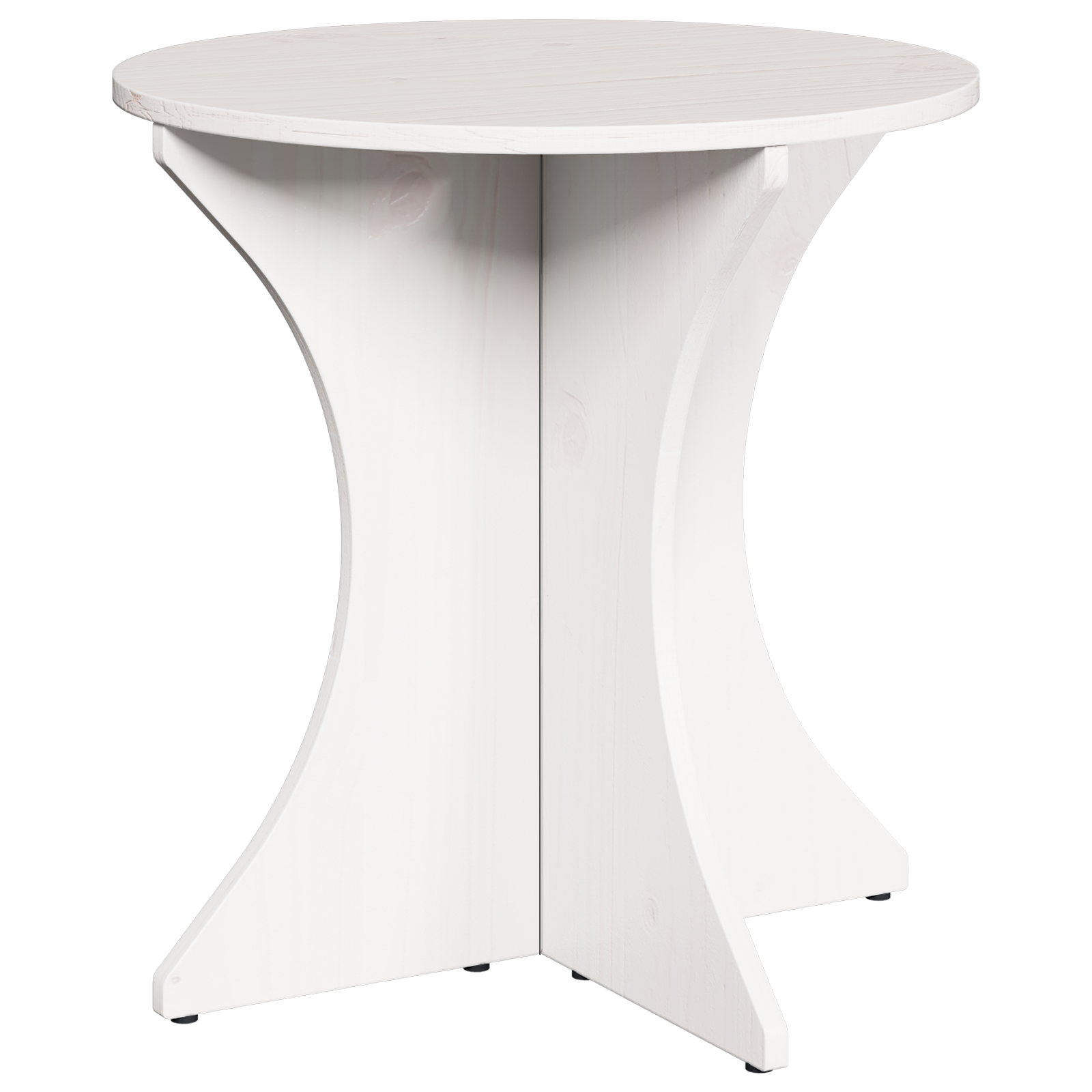 vidaXL Set de măsuțe de cafea 2 pcs Alb 46 x 46 x 47 cm
