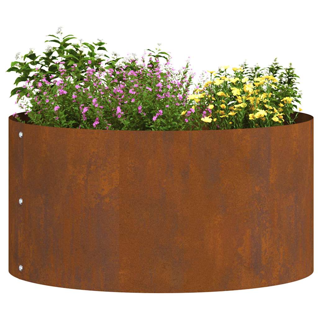 vidaXL Vază pentru Grădină Maro 40 x 40 x 20 cm Oțel corten vidaXL Vază pentru Grădină Maro 40 x 40 x 20 cm Oțel corten