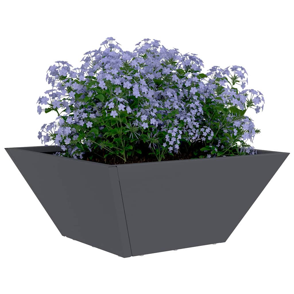 vidaXL Ghiveci de Grădină 5 pcs Antracit 35 x 35 x 15 cm Oțel