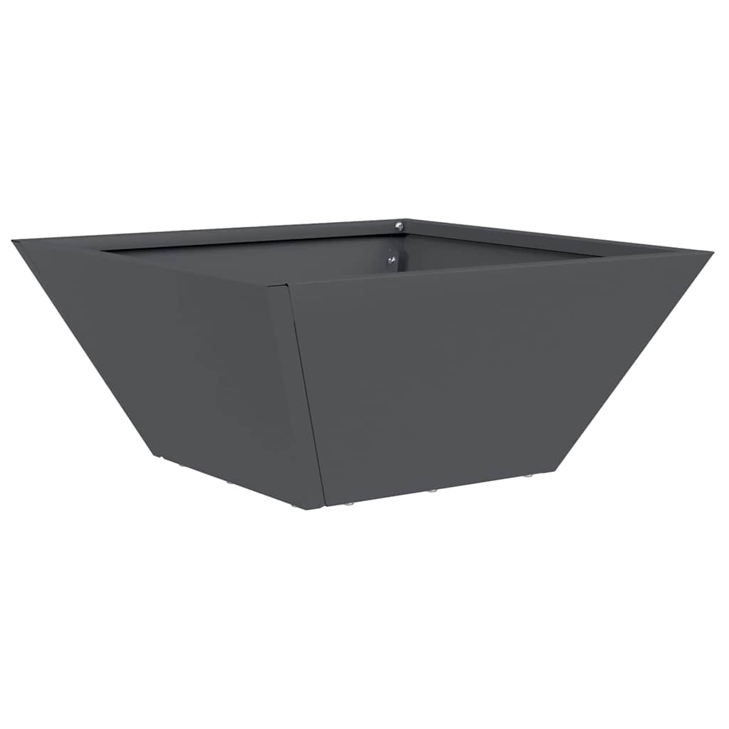 vidaXL Ghiveci de Grădină 5 pcs Antracit 35 x 35 x 15 cm Oțel