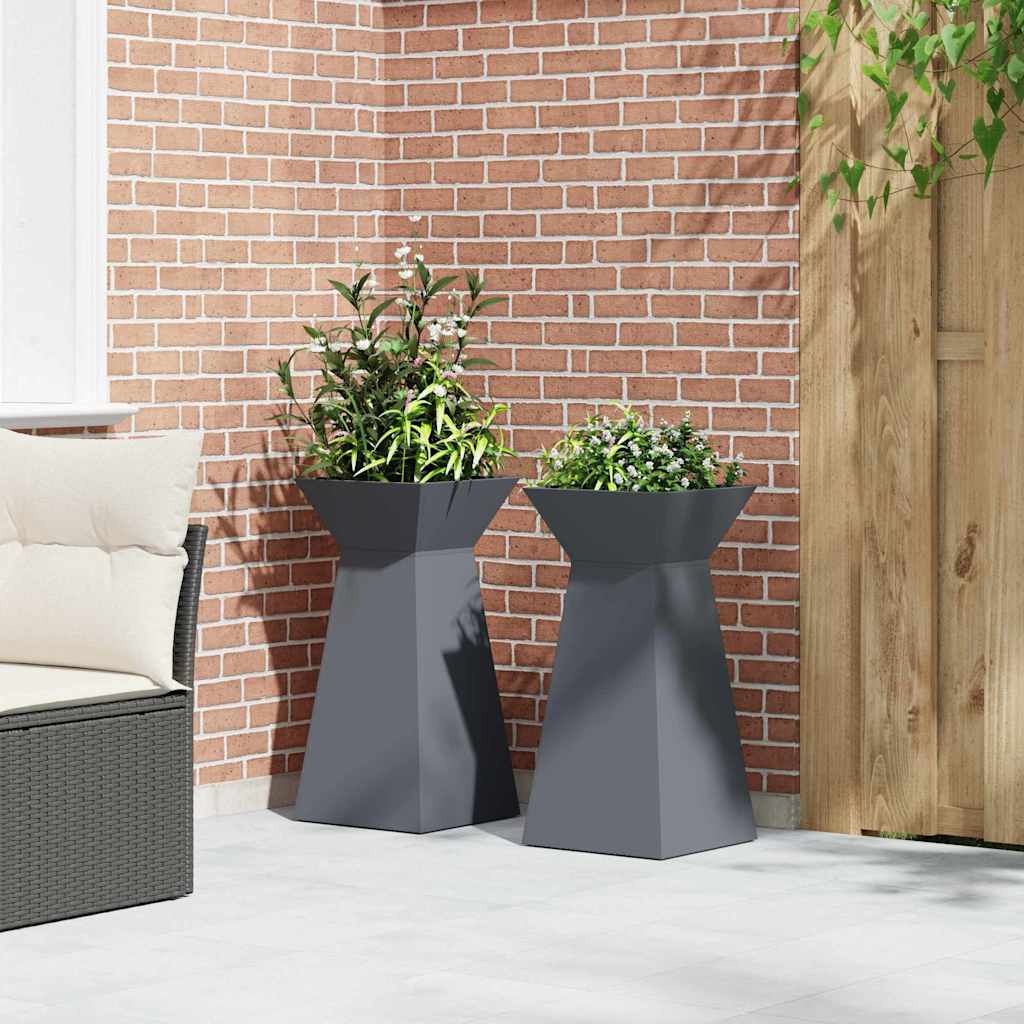 vidaXL Suport pentru plante Antracit Plastic 35 x 35 x 73 cm
