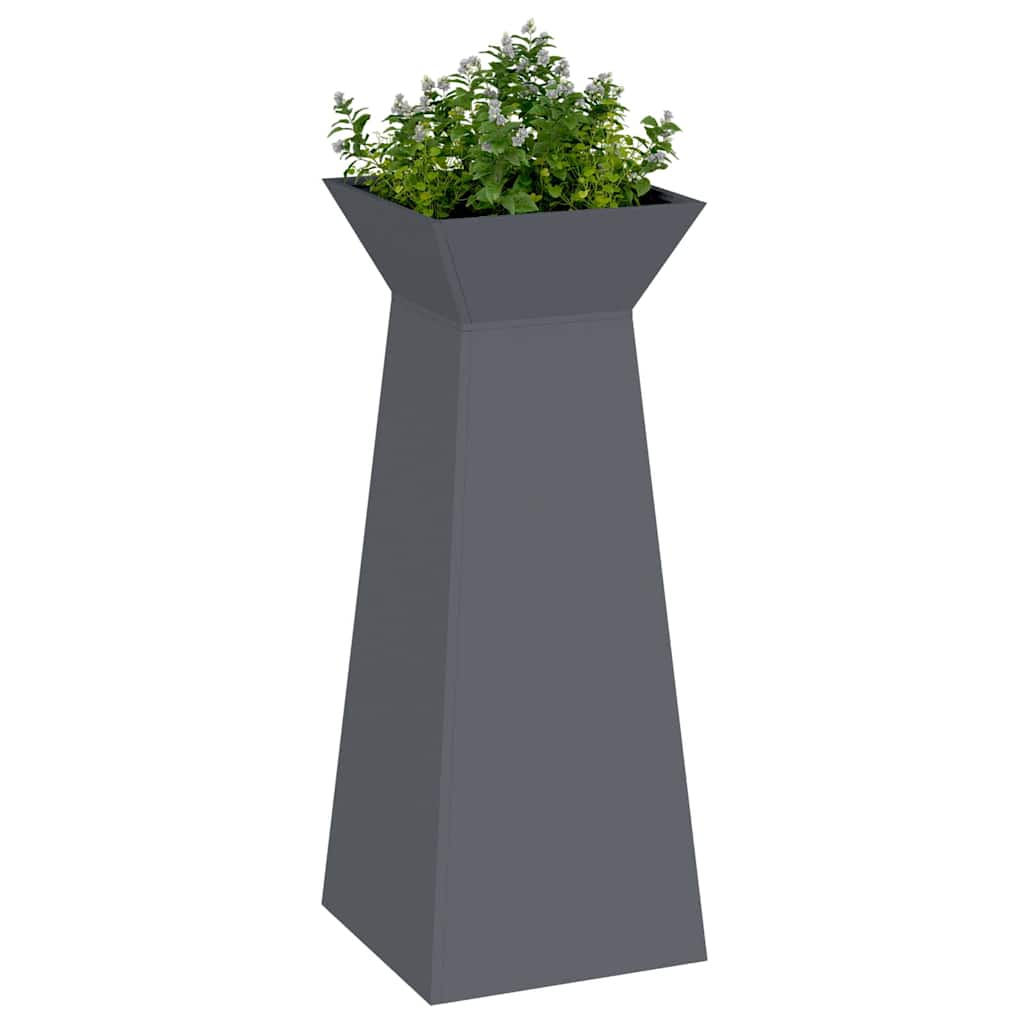 vidaXL Suport pentru Plante Antracit Plastic 40 x 40 x 101 cm