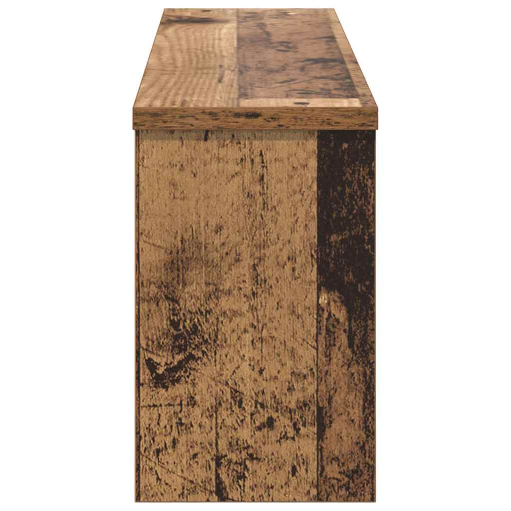 vidaXL Răcător de paltoane montat pe perete Lemn vechi 75 x 16 x 26 cm vidaXL Răcător de paltoane montat pe perete Lemn vechi 75 x 16 x 26 cm