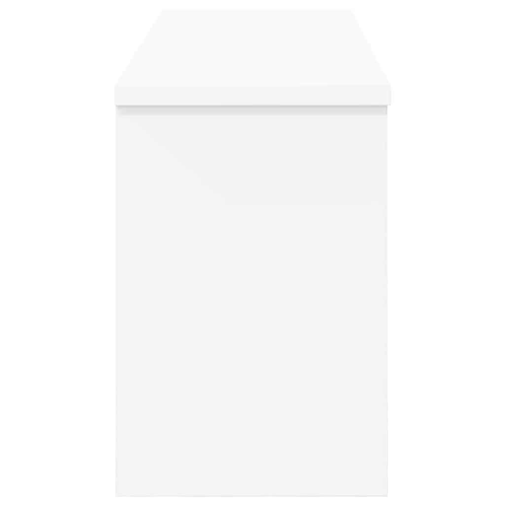 vidaXL Răcător de paltoane montat pe perete cu ușă Alb 80 x 20 x 30 cm vidaXL Răcător de paltoane montat pe perete cu ușă Alb 80 x 20 x 30 cm