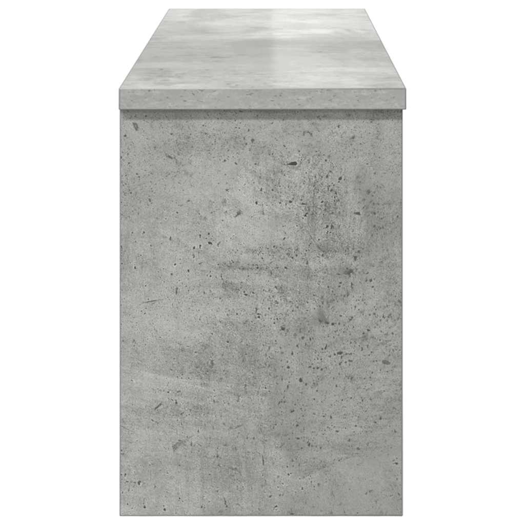 vidaXL Răcător de paltoane montat pe perete Gri beton 80 x 20 x 30 cm vidaXL Răcător de paltoane montat pe perete Gri beton 80 x 20 x 30 cm