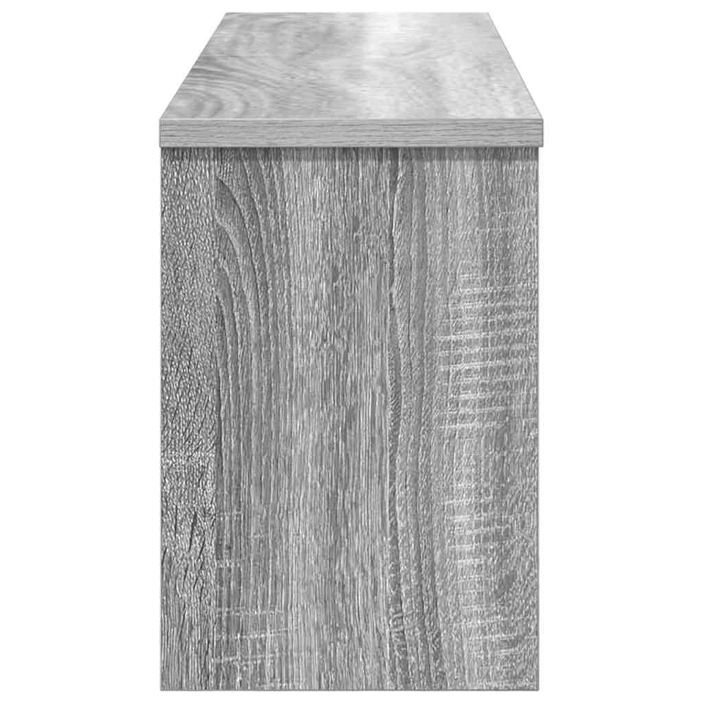 vidaXL Răcător de paltoane montat pe perete sonoma gri 80 x 20 x 30 cm